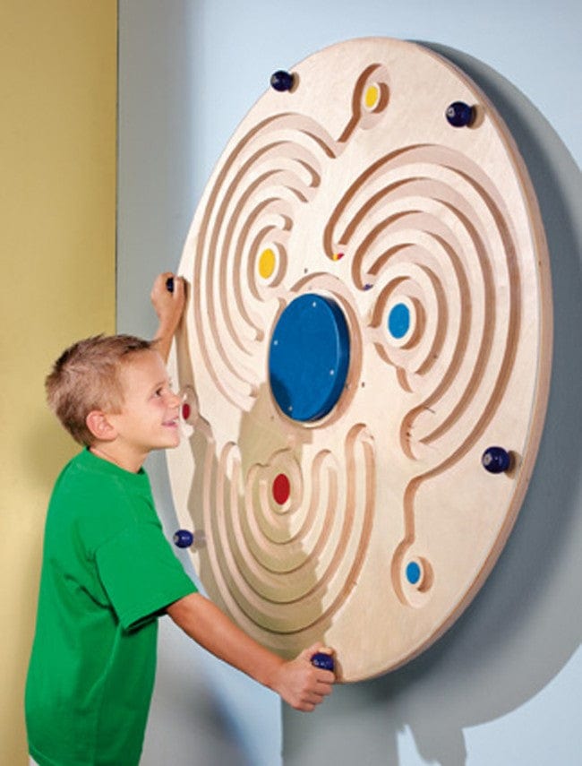 Labyrinth Wall Game - Fun 3D Wooden Maze Puzzle for Kids & Adults - Perfect for Family Game Night, Party Entertainment & Brain Teaser Challenges