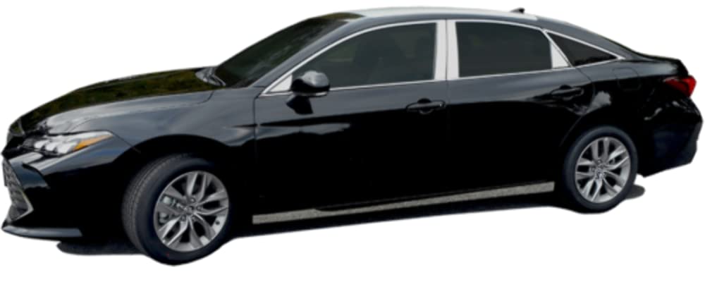 2019-2020 Toyota Avalon Stainless Steel Rear Bumper Trim Accent - 1 Piece Chrome Finish (RB19165) | Perfect for Car Customization & Protection
