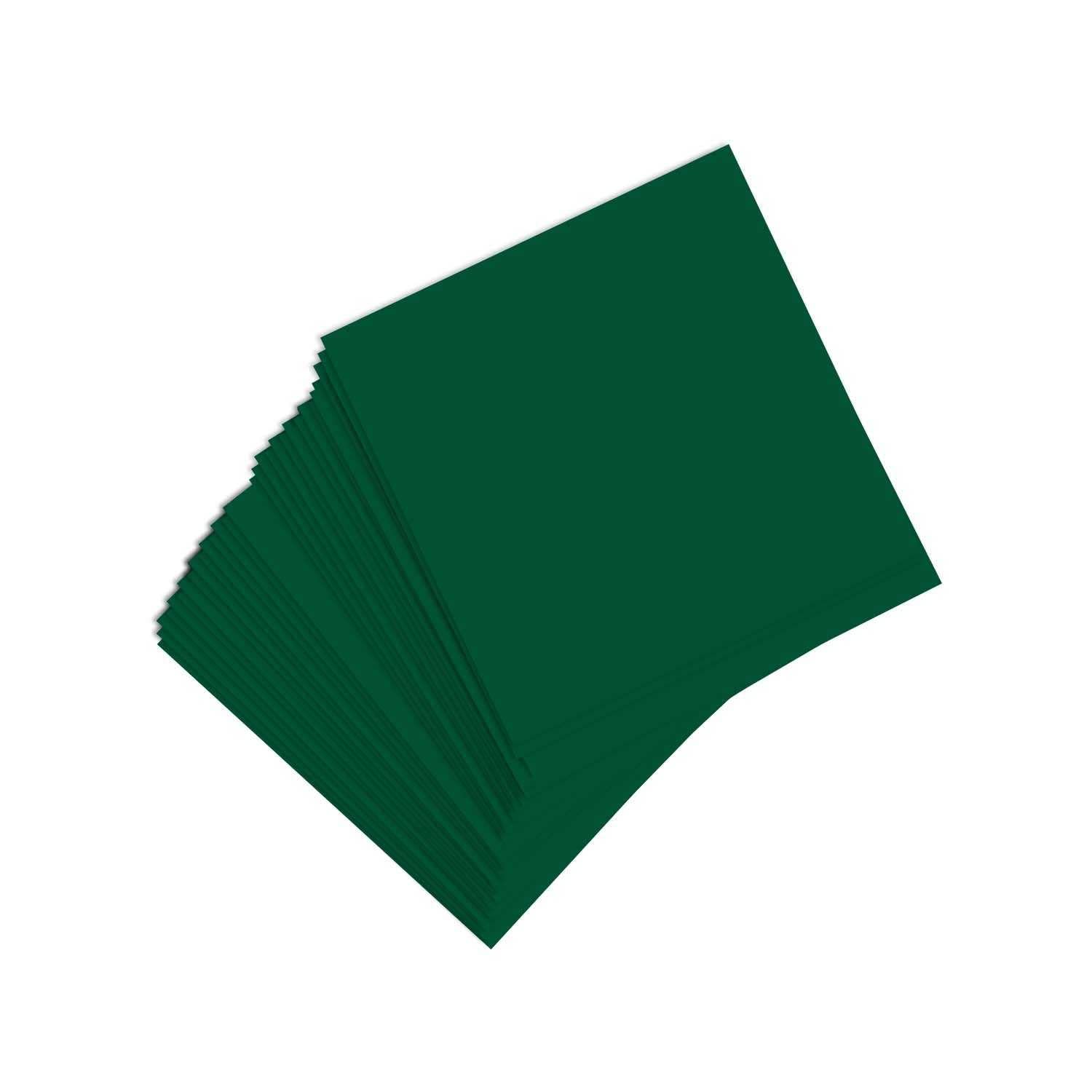 100 Sheets Double Sided Origami Paper 3x3 Inches - Vibrant Colors, Easy Fold Square Paper for Origami Cranes, DIY Crafts, Scrapbooking & Gift Wrapping - Perfect for Kids, Beginners & Art Projects (Dark Green)