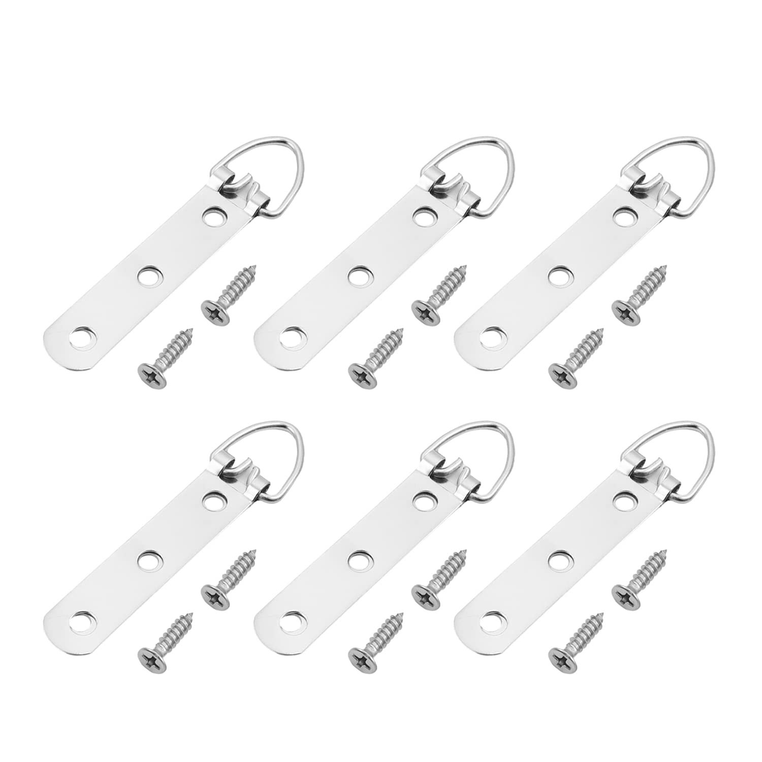 MroMax 30PCS Silver Picture Frame Hooks 3.46