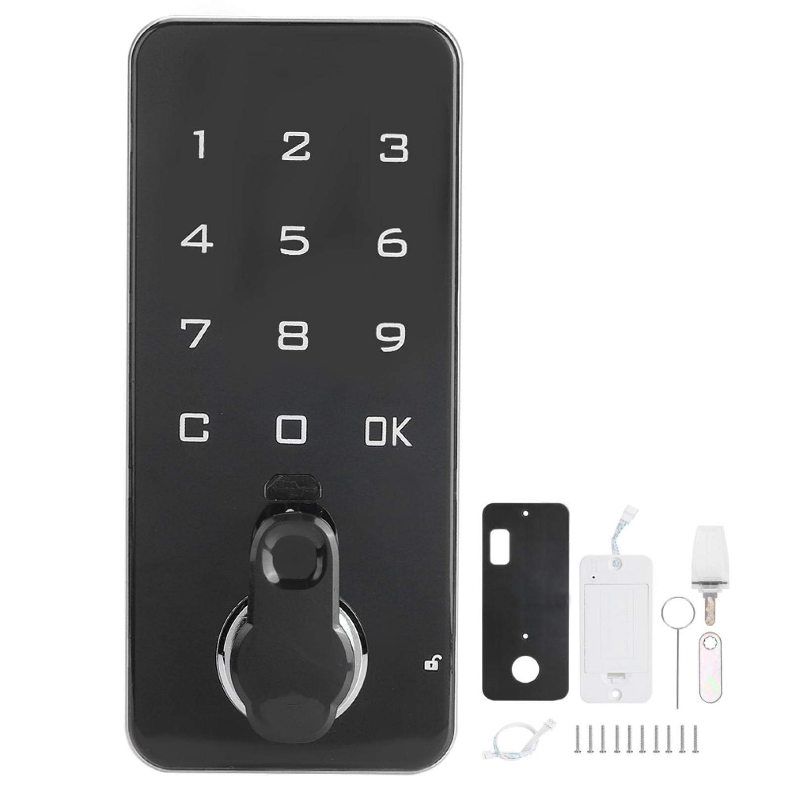 Smart Electronic Touch Screen Keyless Combination Lock - Secure File Cabinet, Office, Wardrobe & Gym Storage - Digital Security Solution for Home & Business Use