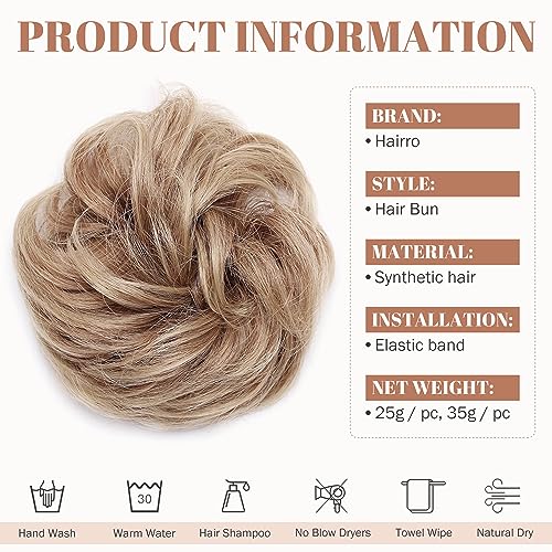 Messy Bun Hair Piece for Women - Synthetic Hair Extensions for Quick & Easy Updos - Perfect for Weddings, Parties & Everyday Styling
