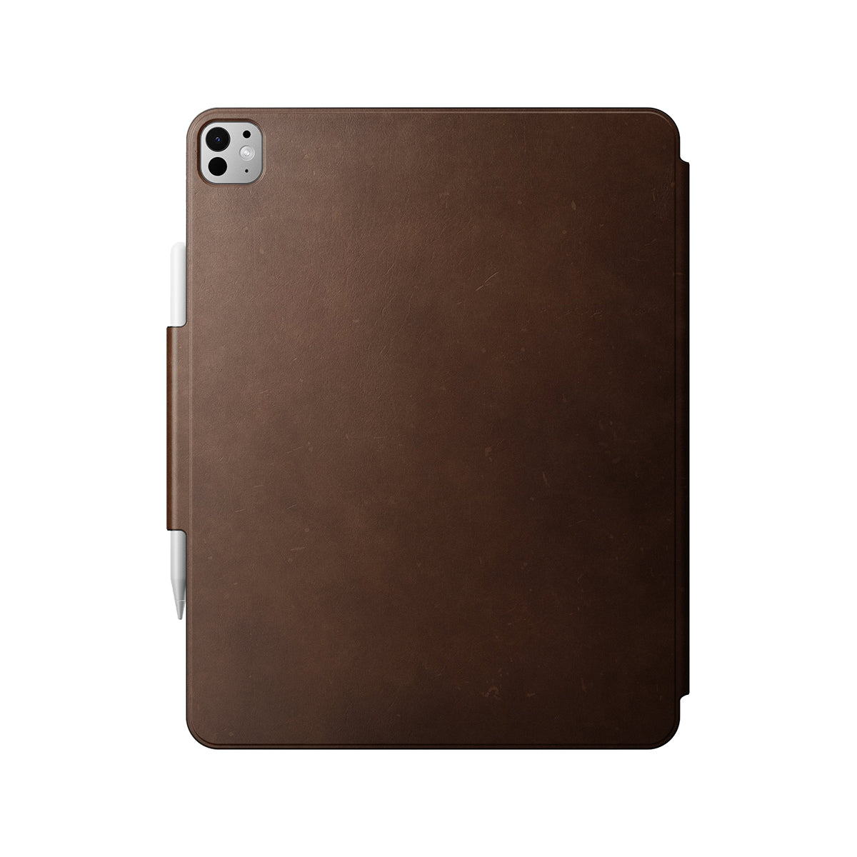 Premium Genuine Leather Folio Case for iPad Pro 13 (M4, 2024) - Slim Protective Cover with Auto Sleep/Wake | Perfect for Business, Travel & Daily Use - Brown