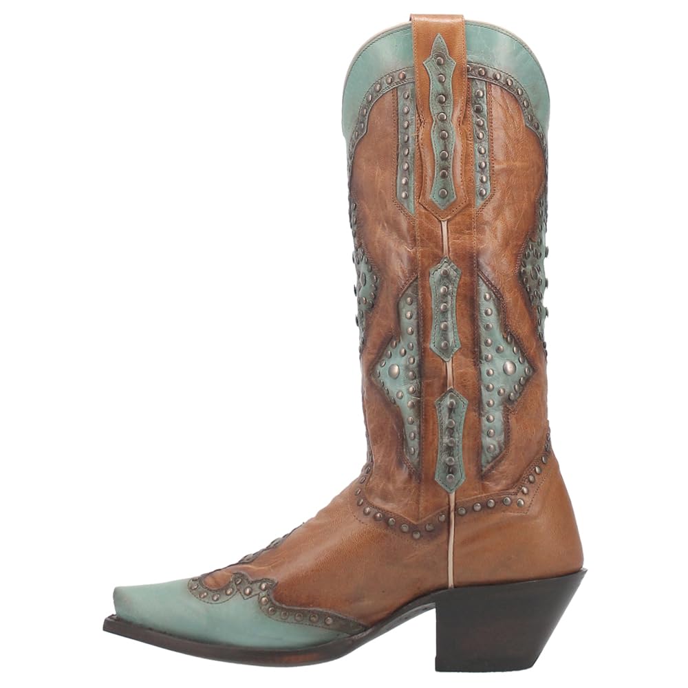 Dan Post Women's Taryn Snip Toe Cowboy Boots - Western Style Leather Boots for Women - Comfortable & Stylish Riding Boots for Country, Rodeo & Casual Wear