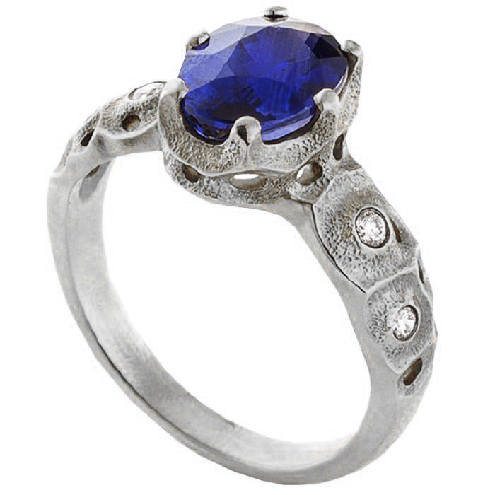 Alex Sepkus Scherzo Large Ring R 221ZMA – Elegant Sterling Silver Statement Ring for Women, Perfect for Weddings, Parties & Special Occasions