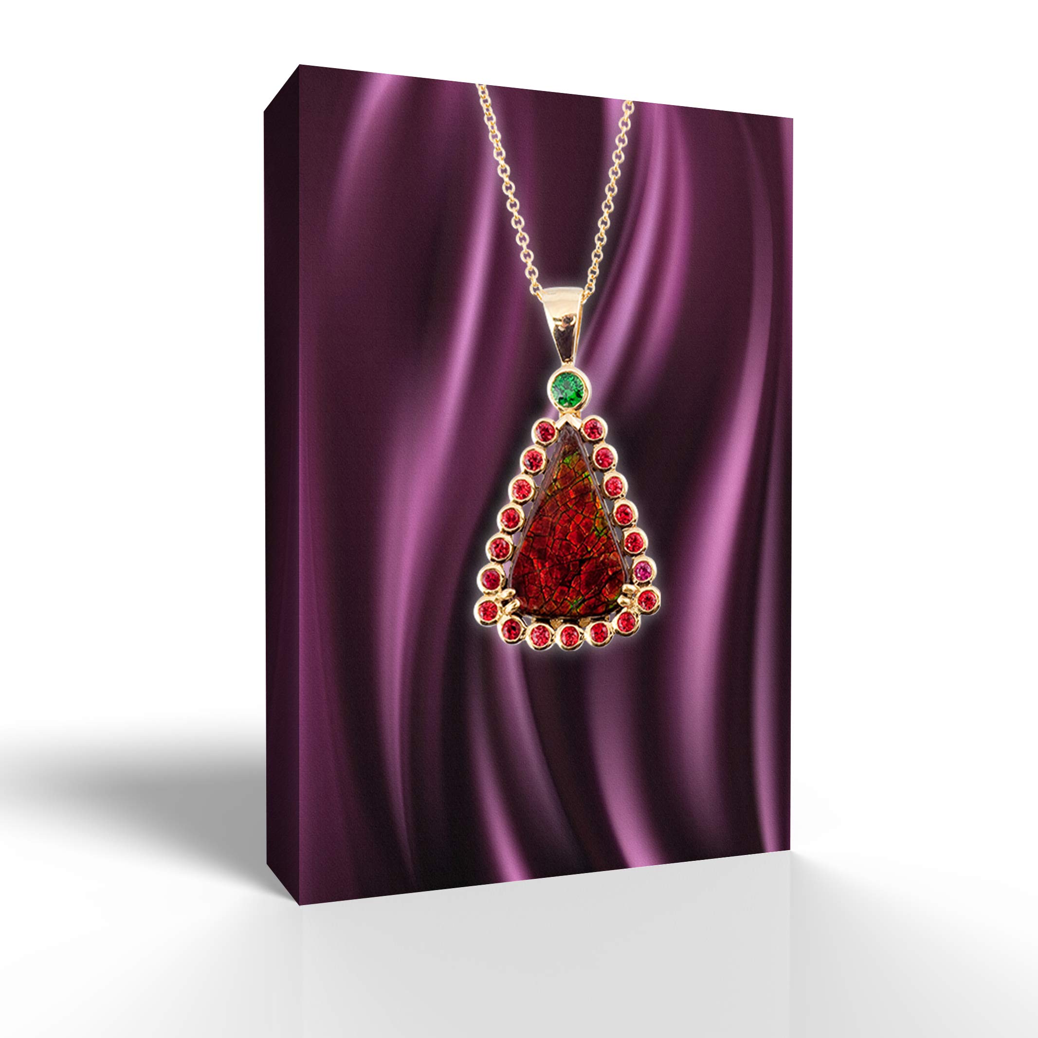 Elegant Jewelry Giclee Canvas Wall Art - 24x36 Inches - Perfect for Bedroom, Living Room, and Home Decoration