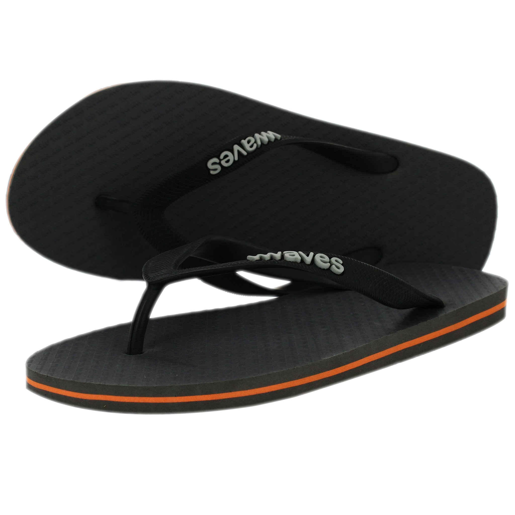 **Men's Comfortable Tapered Rubber Flip Flops - Lightweight Beach Sandals for Pool, Vacation & Casual Wear**