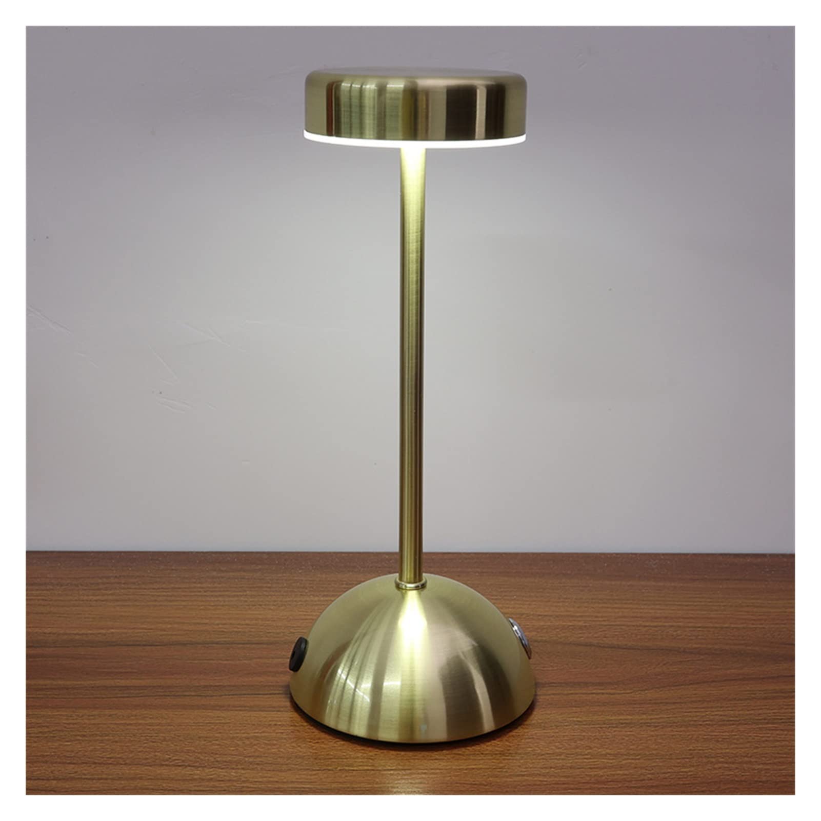 UNNS Rechargeable LED Bedside Lamp - Vintage European Style Table Lamp for Bedroom, Cafe & Restaurant Decor - Dimmable Night Light for Reading & Relaxation