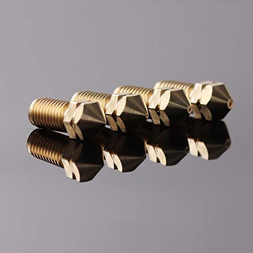 4-Pack Brass 3D Printer Nozzles - 3.0mm Print Cores Compatible with Ultimaker 3, Ultimaker 3 Extended & Ultimaker S5 - Perfect for High-Precision Printing & Rapid Prototyping