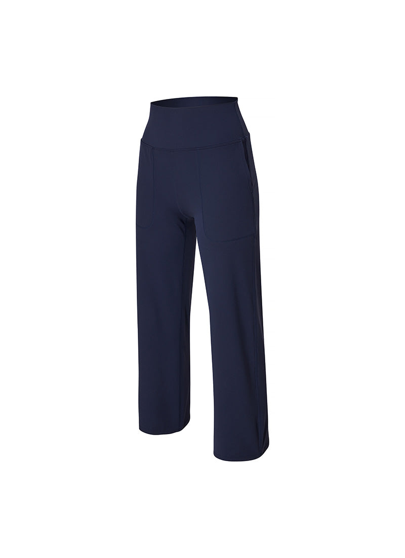 Black Label Power Rise Pocket Wide Leggings - High Waisted Yoga Pants with Side Pockets for Women | Perfect for Workouts, Running, Gym & Lounge Wear