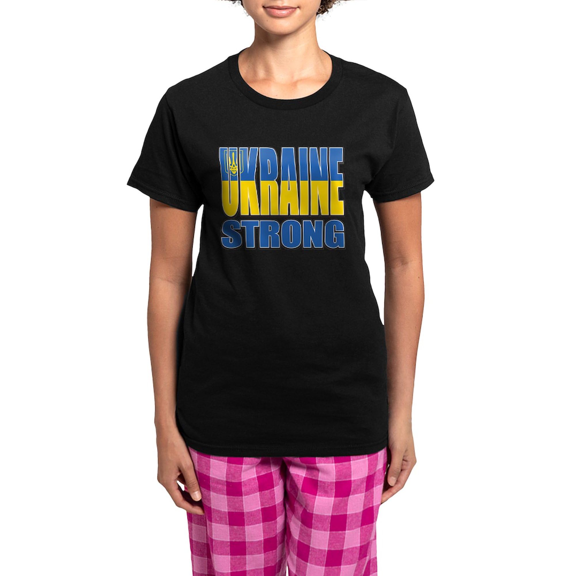 Ukraine Strong Pajamas for Women - Comfortable Novelty Sleepwear & Lounge Pajama Set - Perfect for Sleeping, Lounging & Showing Support