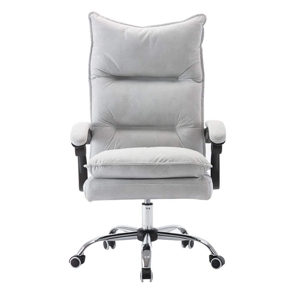 Ergonomic Executive Office Chair - Adjustable Swivel Task Chair with Armrests for Computer Desk, Home & Office (White) - Perfect for Long Work Hours, Gaming & Remote Work