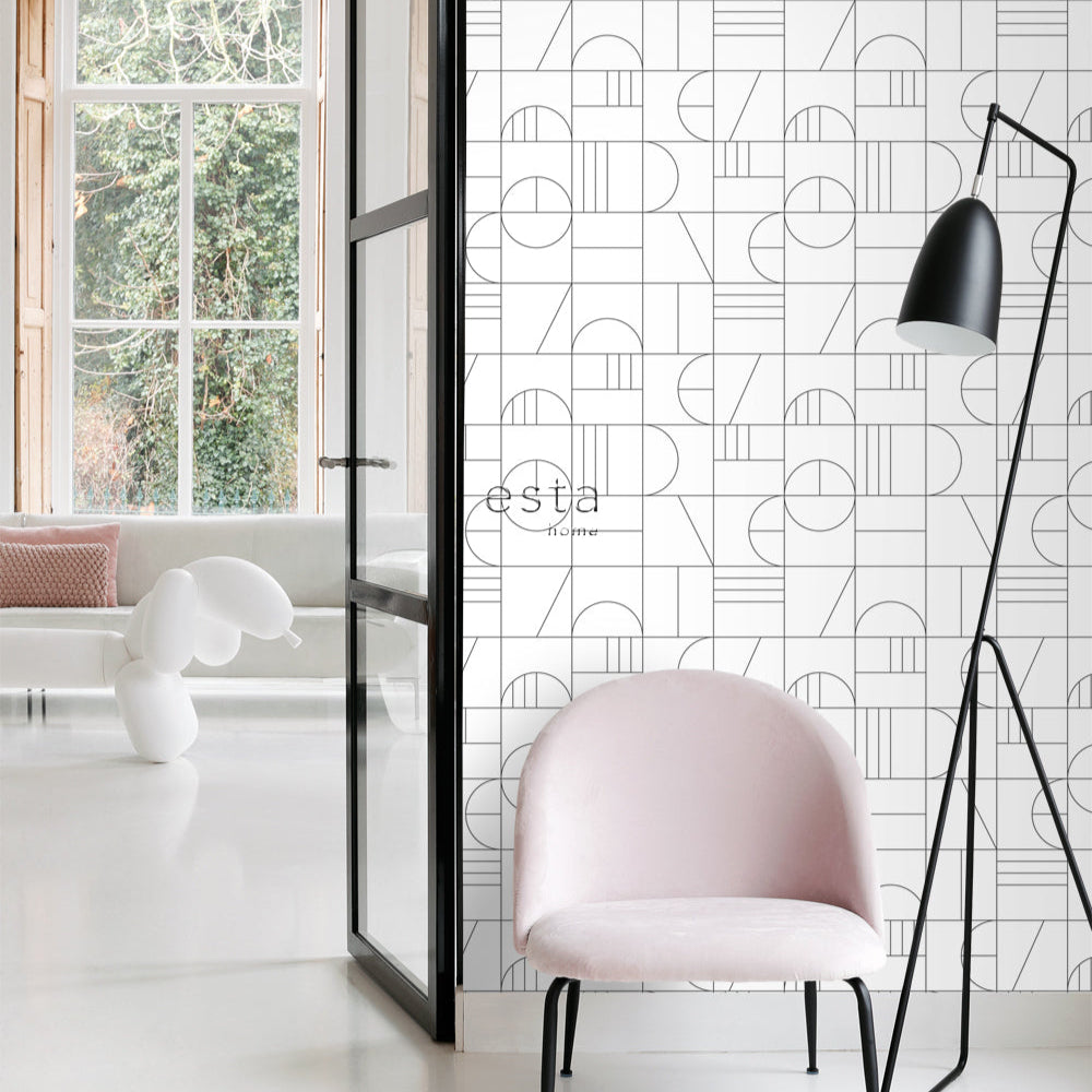 Art Deco Wall Decor - Vintage Style Geometric Line Art Prints for Home & Office - Perfect for Living Room, Bedroom, or Gallery Wall Display