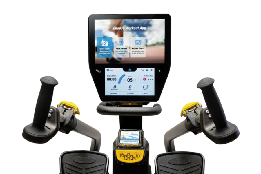 NuStep T6PRO Recumbent Elliptical Stepper Cross Trainer - Low Impact Exercise Machine for Home Gym, Physical Therapy & Senior Fitness - Perfect for Rehabilitation, Cardio Workouts & Joint-Friendly Training
