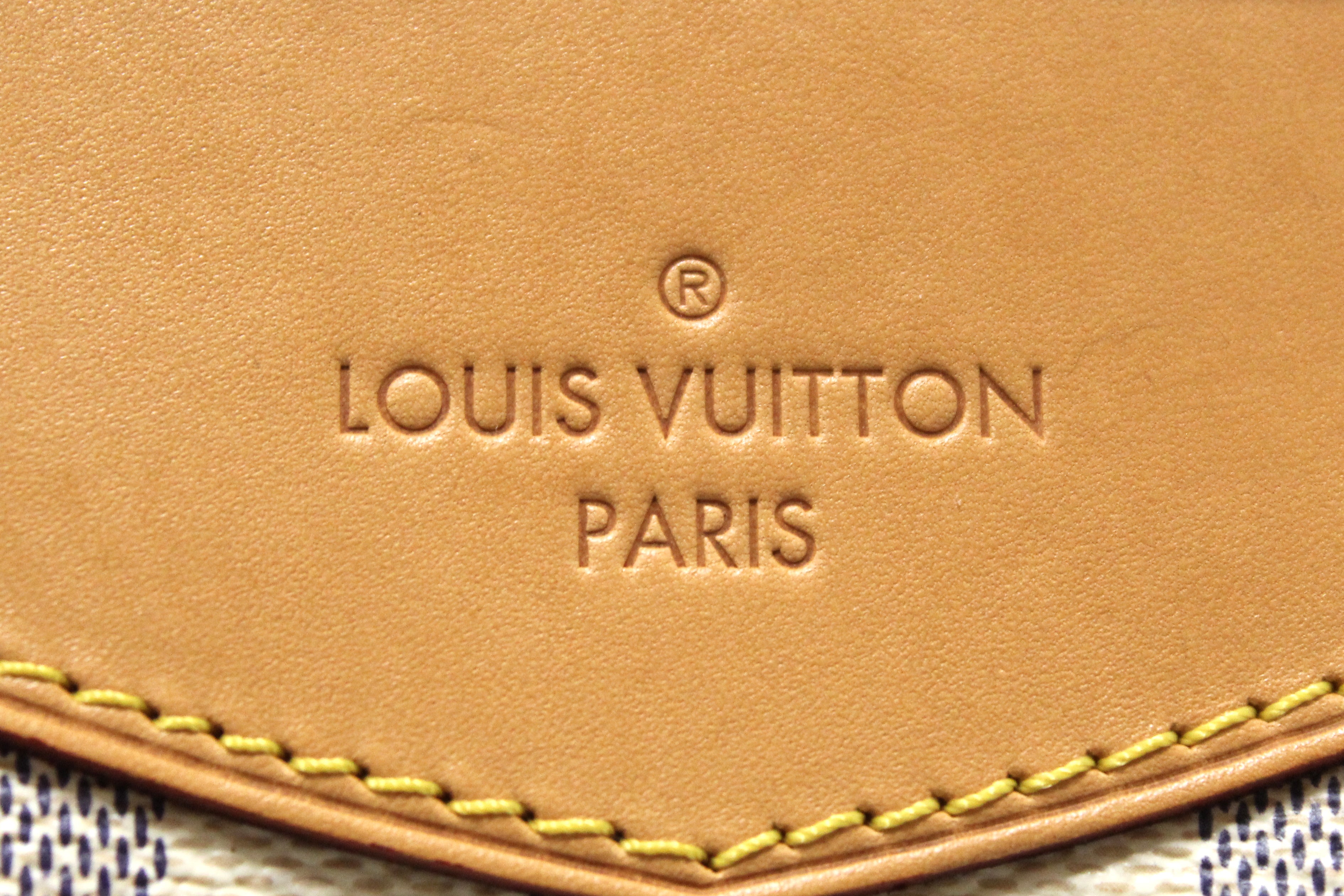 Authentic Louis Vuitton Damier Azur Canvas Siracusa PM Messenger Crossbody Bag - Luxury Designer Shoulder Bag for Women, Perfect for Work, Travel & Everyday Use