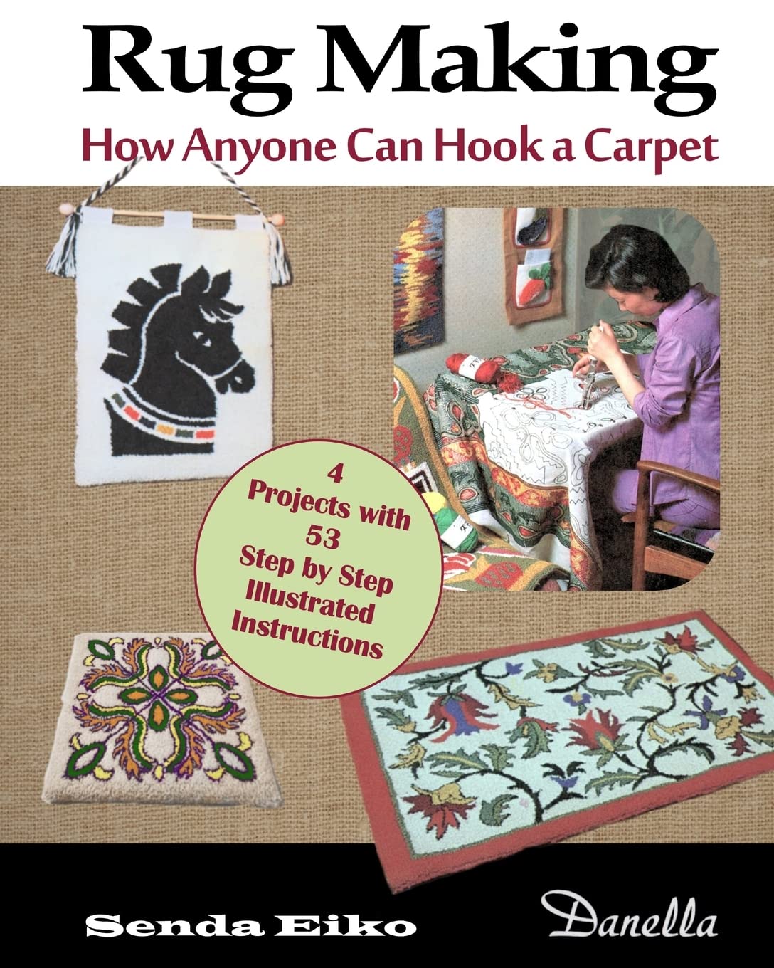 DIY Rug Making Kit for Beginners - Learn How to Hook Beautiful Handmade Carpets | Perfect for Home Decor, DIY Crafts & Gift Giving