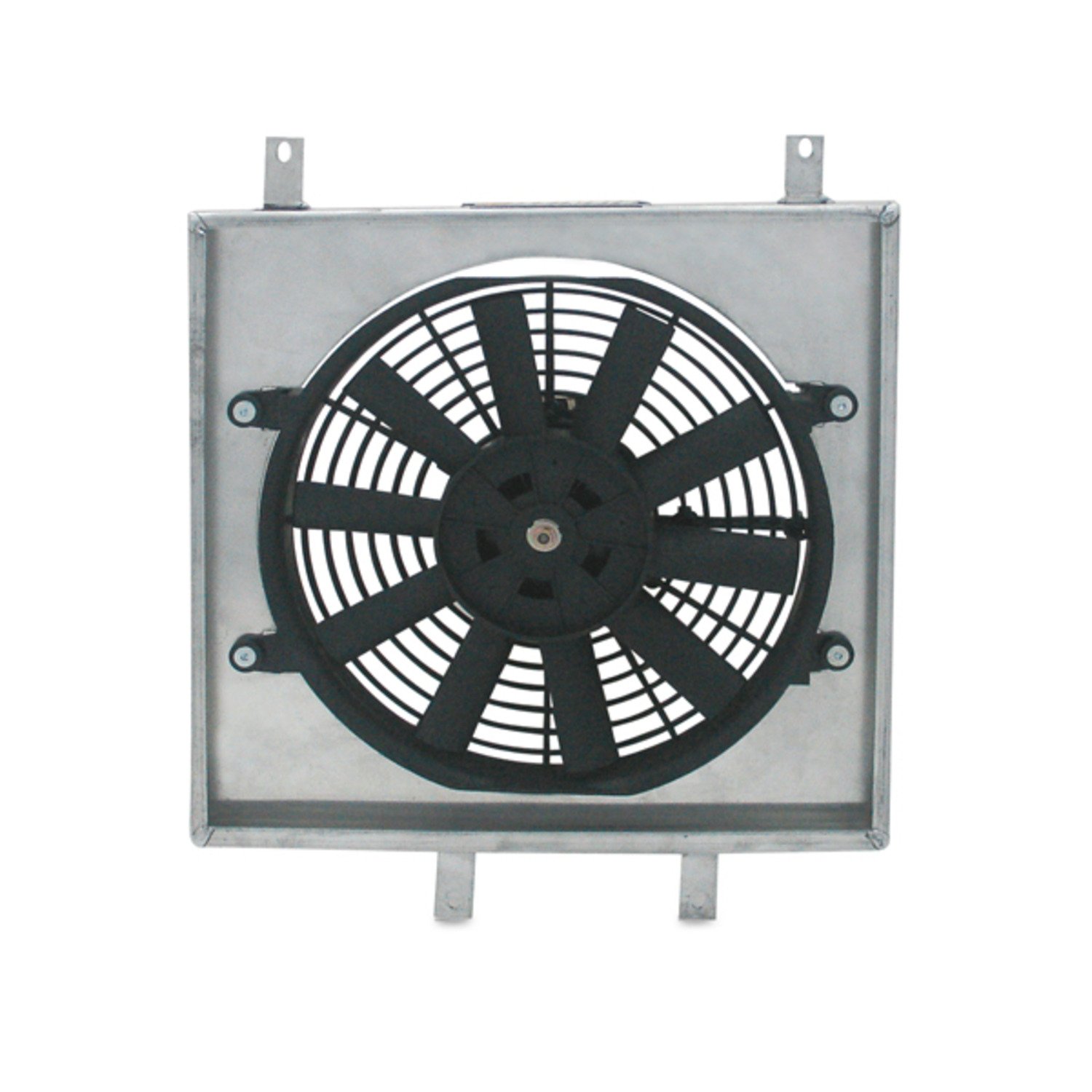 Mishimoto MMFS-CIV-92 Performance Aluminum Fan Shroud for 1992-2000 Honda Civic - Silver | High-Efficiency Cooling System Upgrade | Perfect for Street Racing & Daily Driving