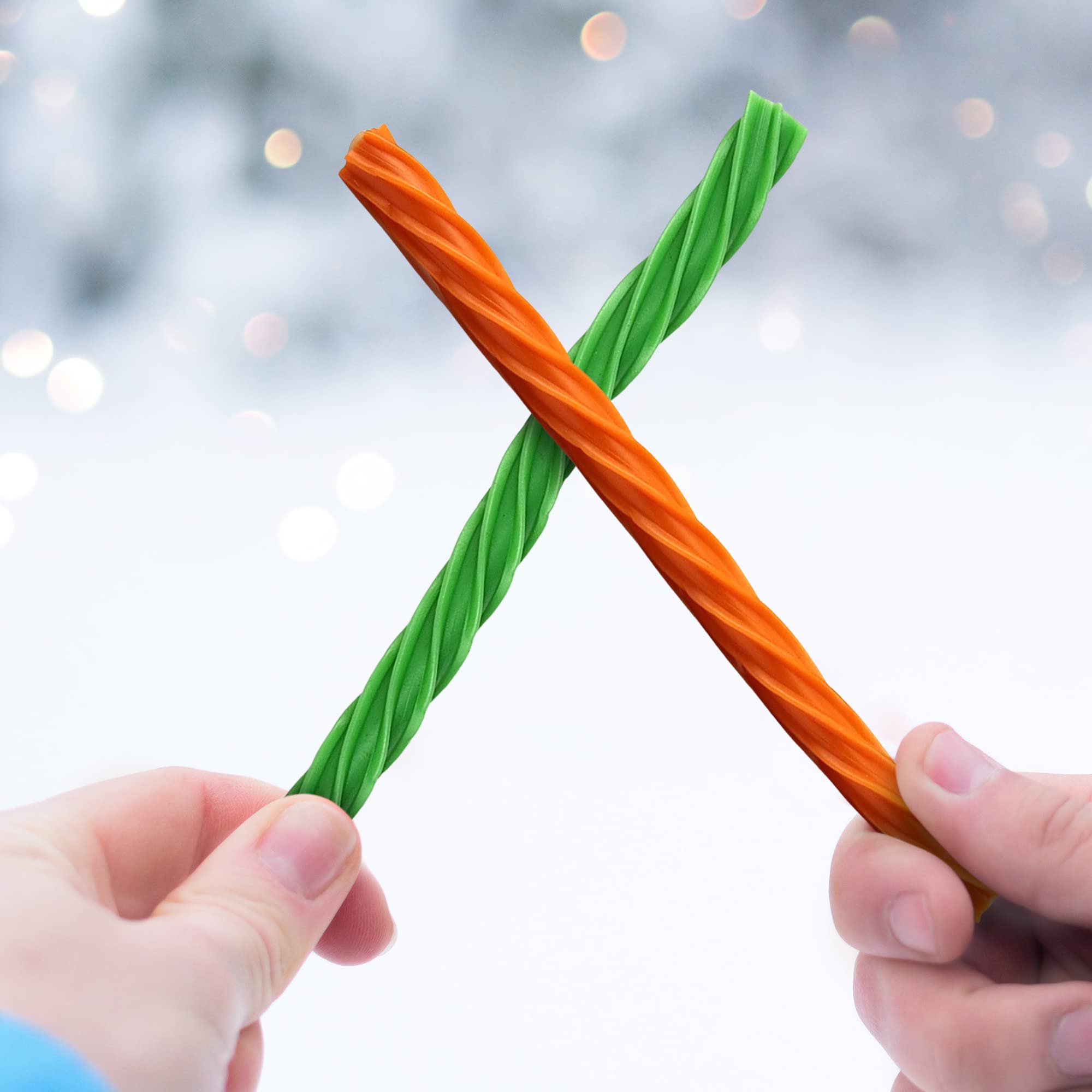 Twizzlers Cream Filled Licorice Candy Twists - 2 Pack (Orange Pop Creamsicle & Key Lime Pie) | Soft & Chewy Sweet Candy for Kids & Adults | Perfect for Parties, Movie Nights & Snack Time