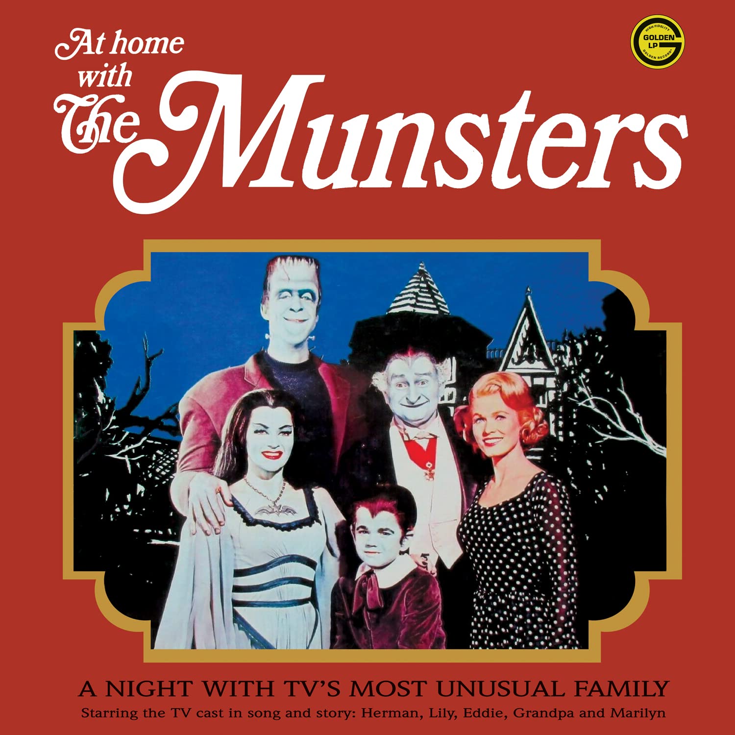 At Home With The Munsters - Limited Edition Blue Vinyl Record | Classic TV Soundtrack | Perfect for Collectors & Music Lovers | Great for Home Decor & Retro Music Nights