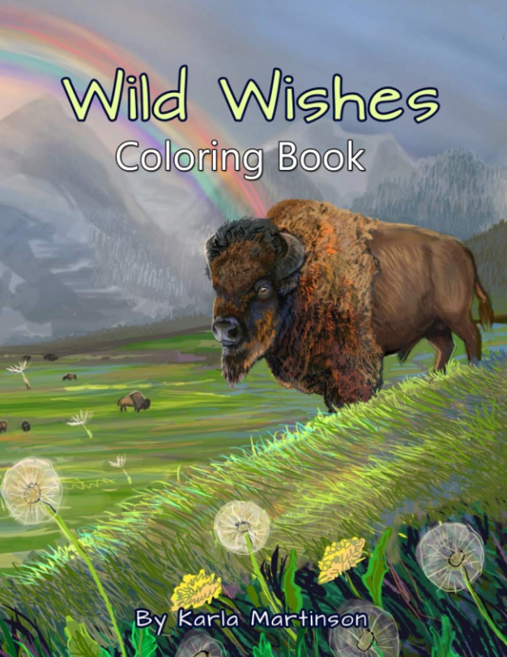 Wild Wishes Coloring Book for Adults - Stress Relieving Animal & Nature Designs - Perfect for Relaxation, Art Therapy & Creative Gift Giving