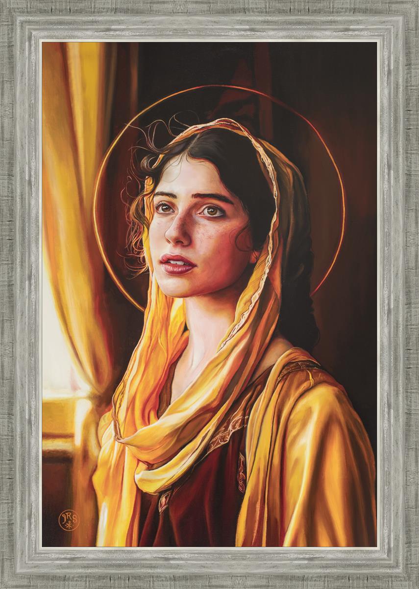 Graceful Illumination - Portrait of Madeleine | Elegant Wall Art for Home Decor, Living Room & Office