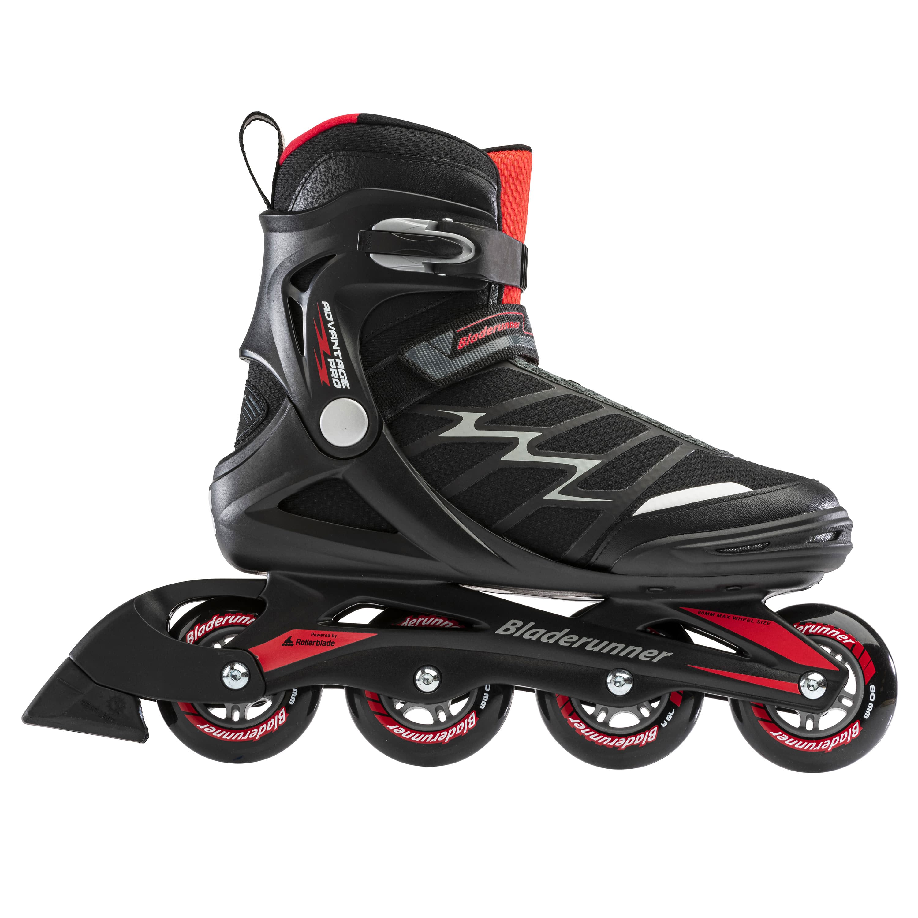 Bladerunner Advantage Pro XT Electric Skateboard - High Speed Black & Red Design for Commuting & Outdoor Adventure