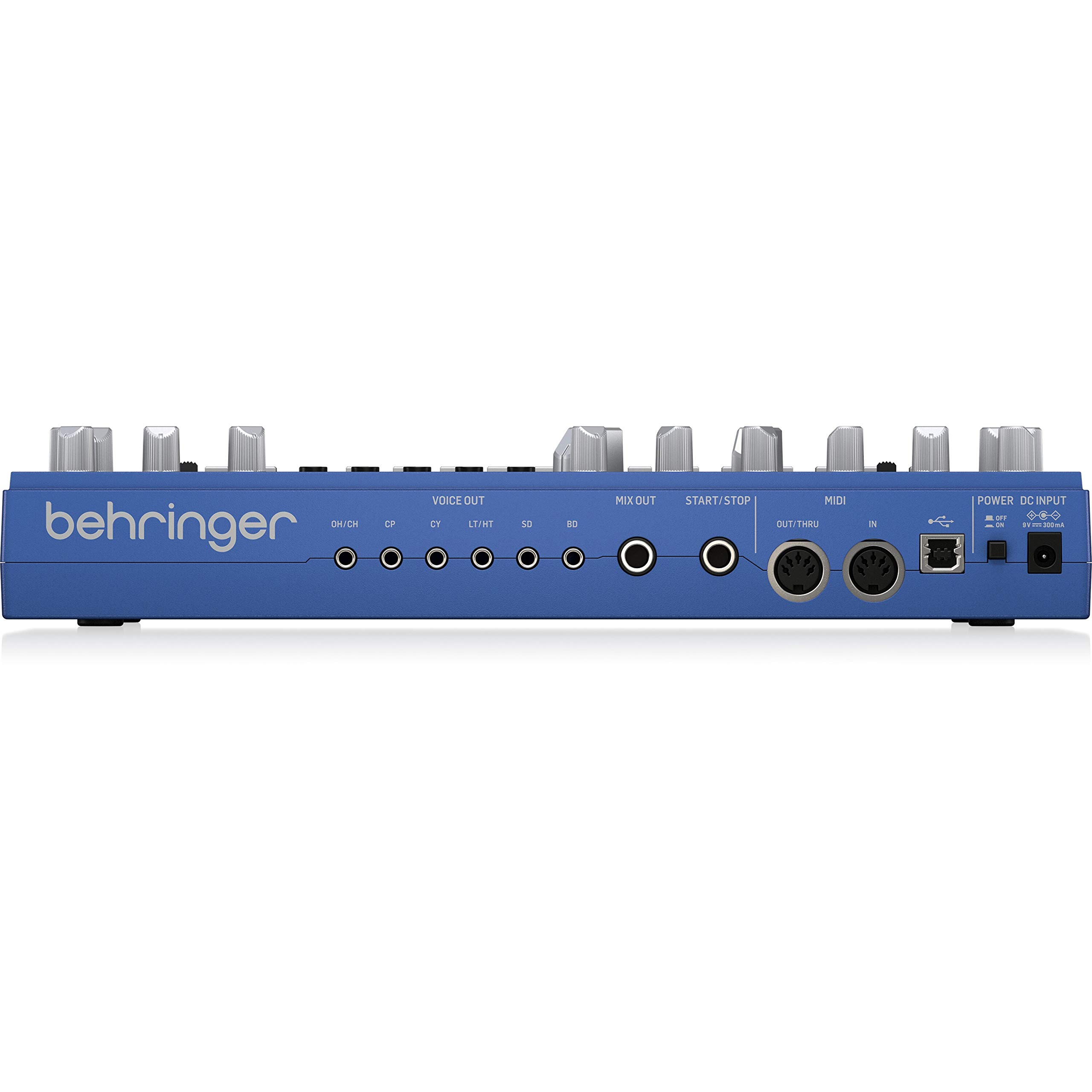 Behringer RD-6-BU Professional Analog Drum Machine with Classic Sounds - Blue | Perfect for Music Production, Live Performances & Studio Recording