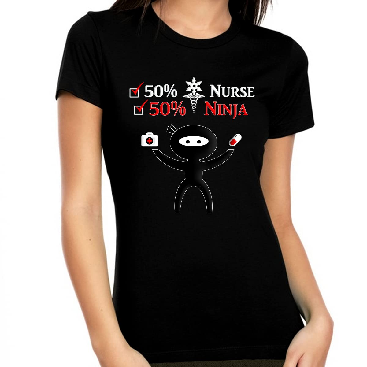 Nursing Shirts for Women - Comfortable & Stylish RN Nurse Tops for Healthcare Professionals - Perfect for Work, Gifts & Casual Wear