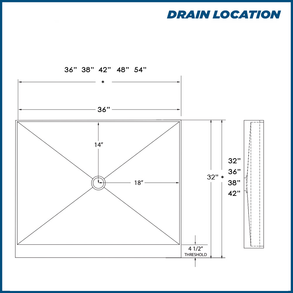 Alcove Portland Cement Sistine Stone & Diamond Stone Accent - DIY Shower Remodel Kit for Bathroom Renovation | Waterproof Tile Backer Board for Wet Areas