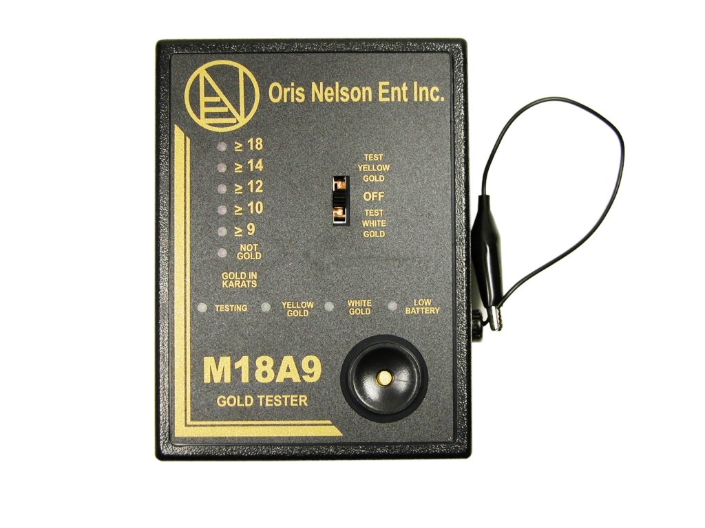 Oris Nelson M18A9 Electronic Gold Tester - Accurate Precious Metal Testing Kit for Jewelry, Coins & Bullion | Professional 56.795 Gold Purity Analyzer for Pawn Shops, Jewelers & Collectors