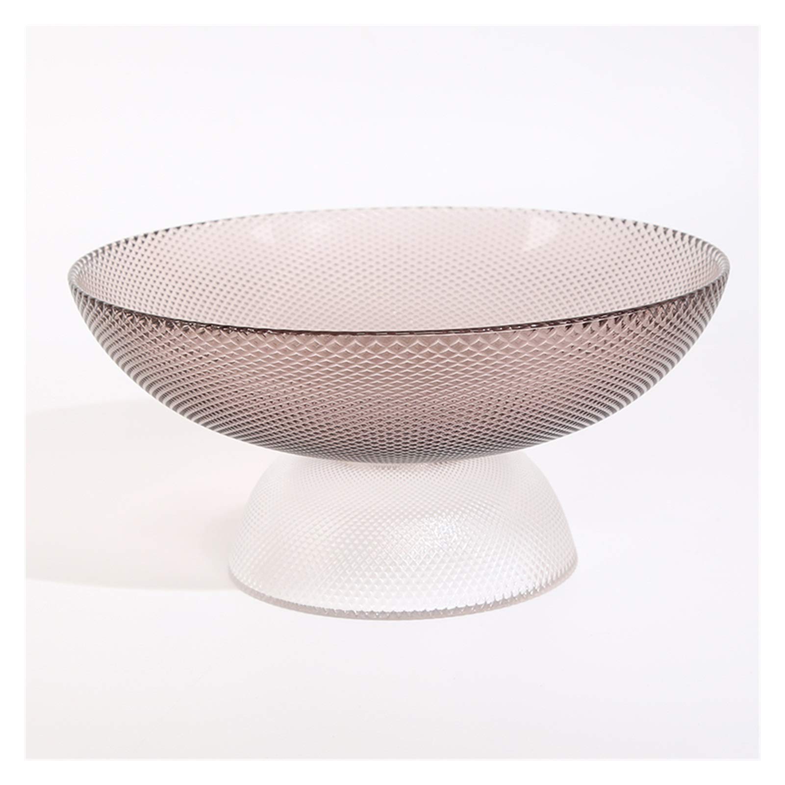 Modern Crystal Glass Serving Bowls - Elegant Dinner Bowls & Fruit Bowls for Kitchen Counter Storage - Perfect for Bread, Vegetables, Snacks, Candy - Ideal for Dining, Entertaining & Home Decor