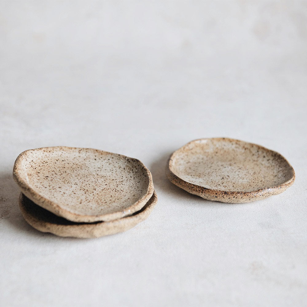 Speckled Ceramic Dish - Handmade Stoneware Plate for Serving, Dining & Decor | Perfect for Restaurants, Home Kitchen & Gift Giving