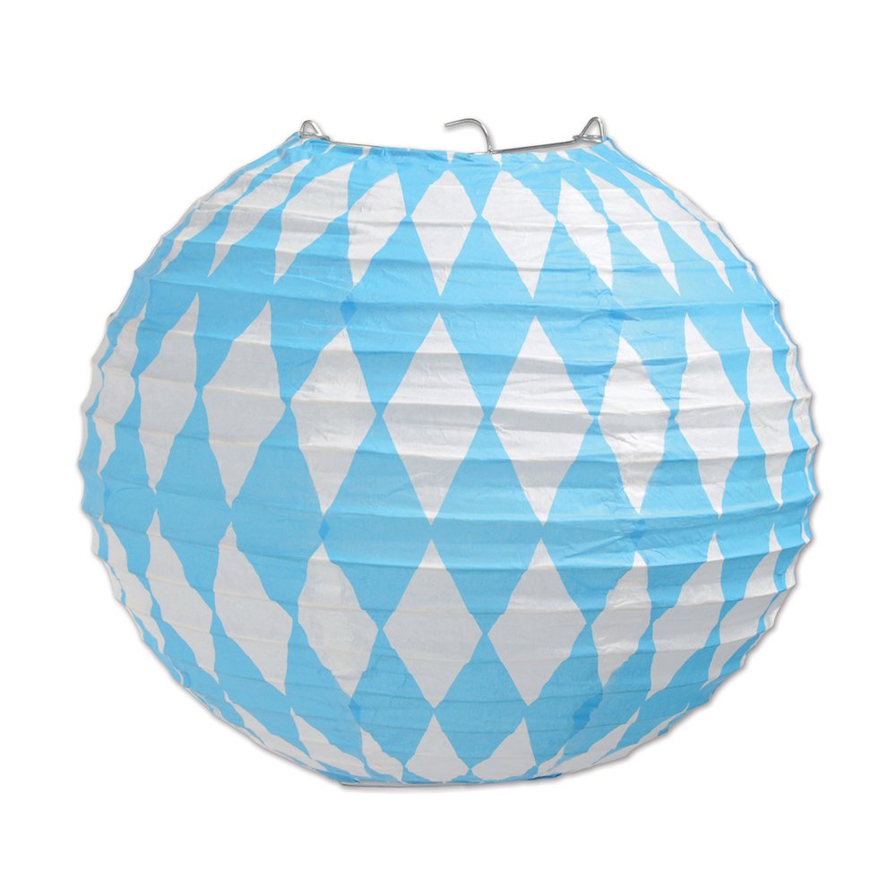 Festive Oktoberfest Paper Lanterns - Traditional German Party Decorations for Beer Festival, Halloween & Fall Celebrations