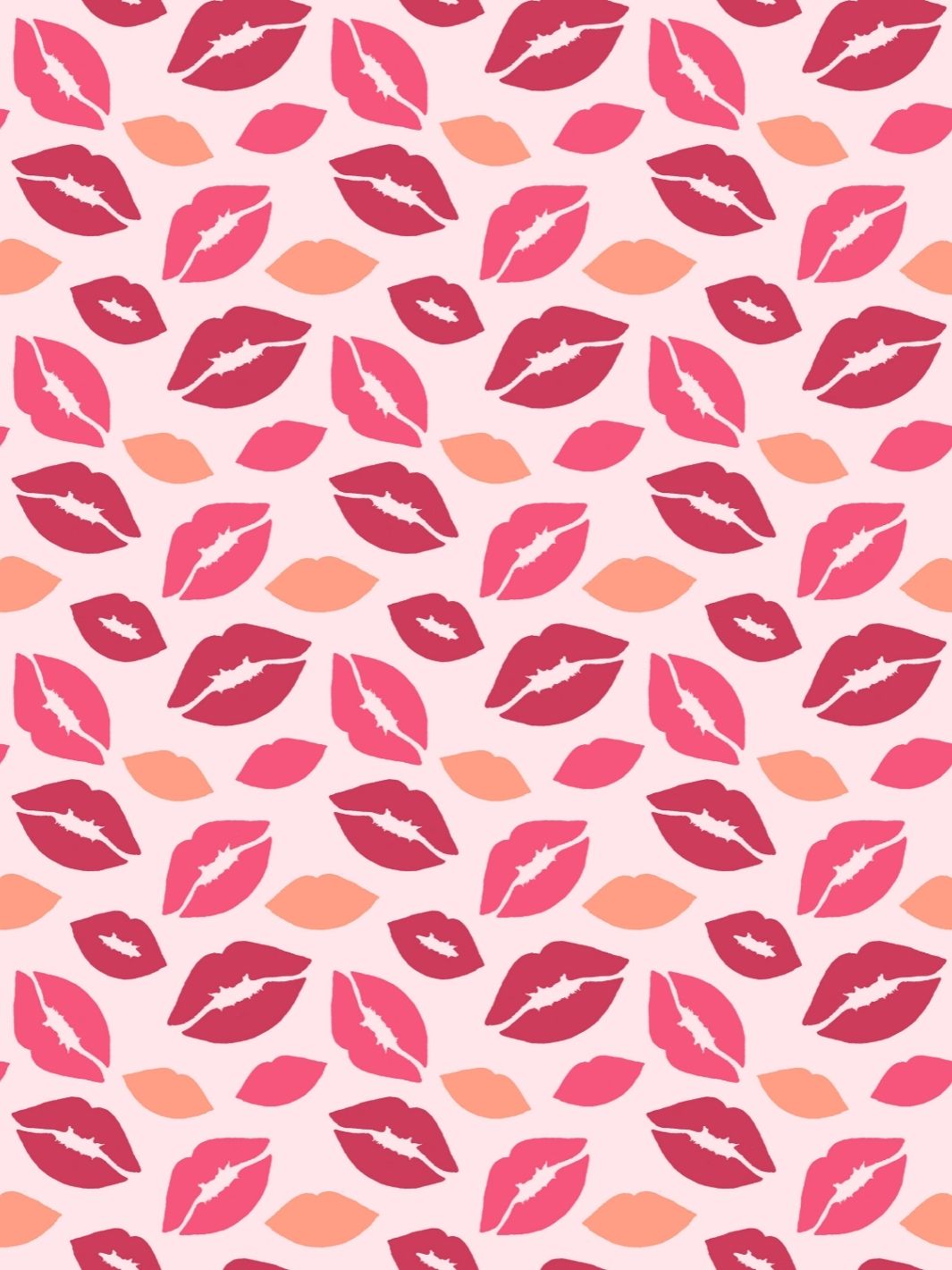 Nathan Turner Kiss My A Pink Wallpaper - Self-Adhesive Peel & Stick Wallpaper for Bedroom, Bathroom, and Home Decor