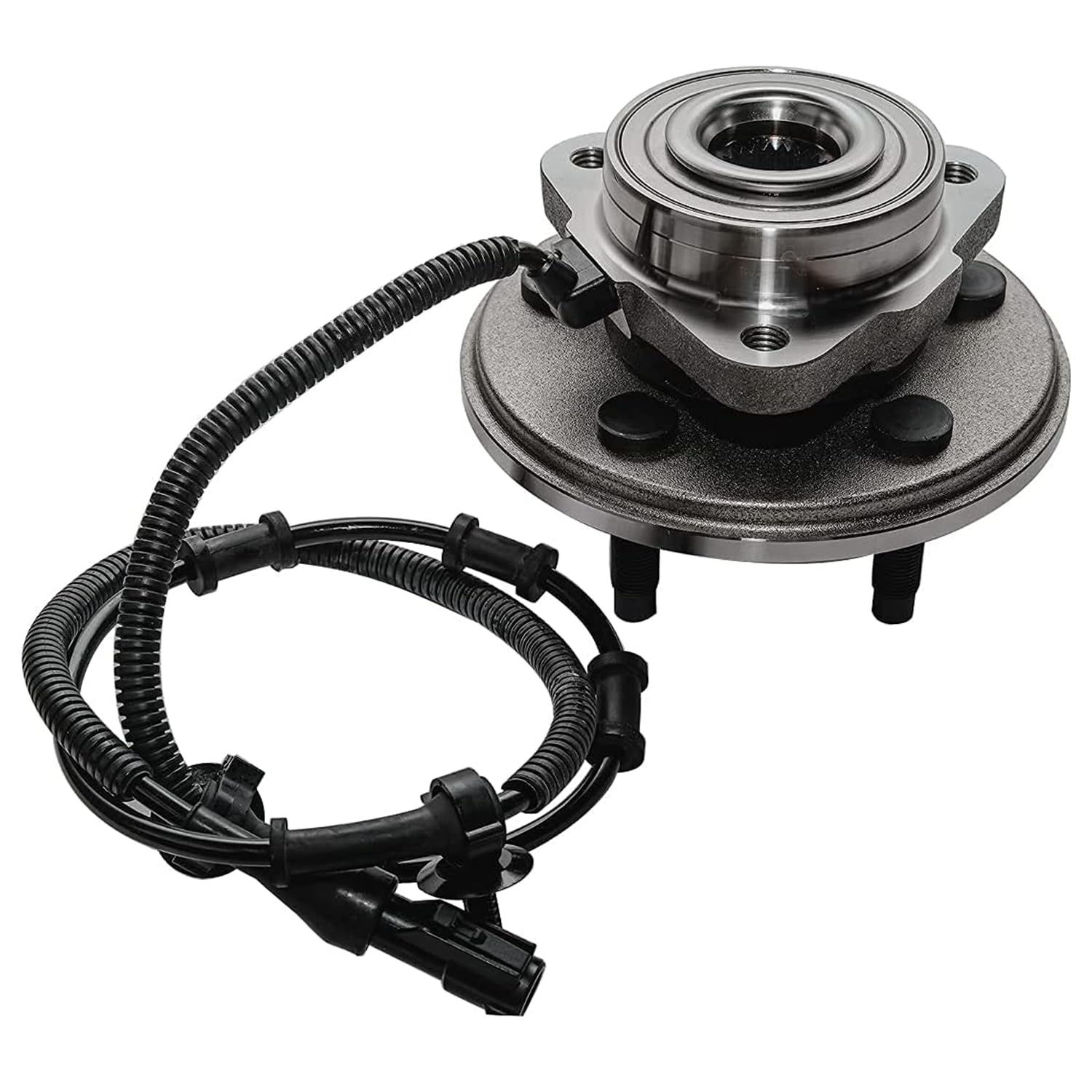 Detroit Axle - 4 Wheel Bearing Hub Kit for 2002-2005 Ford Explorer, Mercury Mountaineer, Lincoln Aviator - Front & Rear Replacement - Perfect for Off-Roading, Towing & Daily Driving