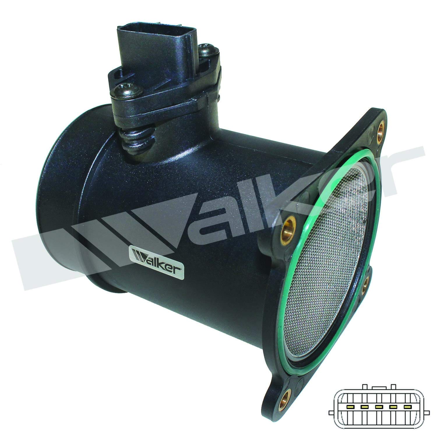 Walker Products 245-1240 Mass Air Flow Sensor Assembly - High Performance MAF Sensor for Ford, Chevy, Dodge & More - Improve Engine Efficiency & Fuel Economy - Perfect for DIY Auto Repair & Engine Tuning