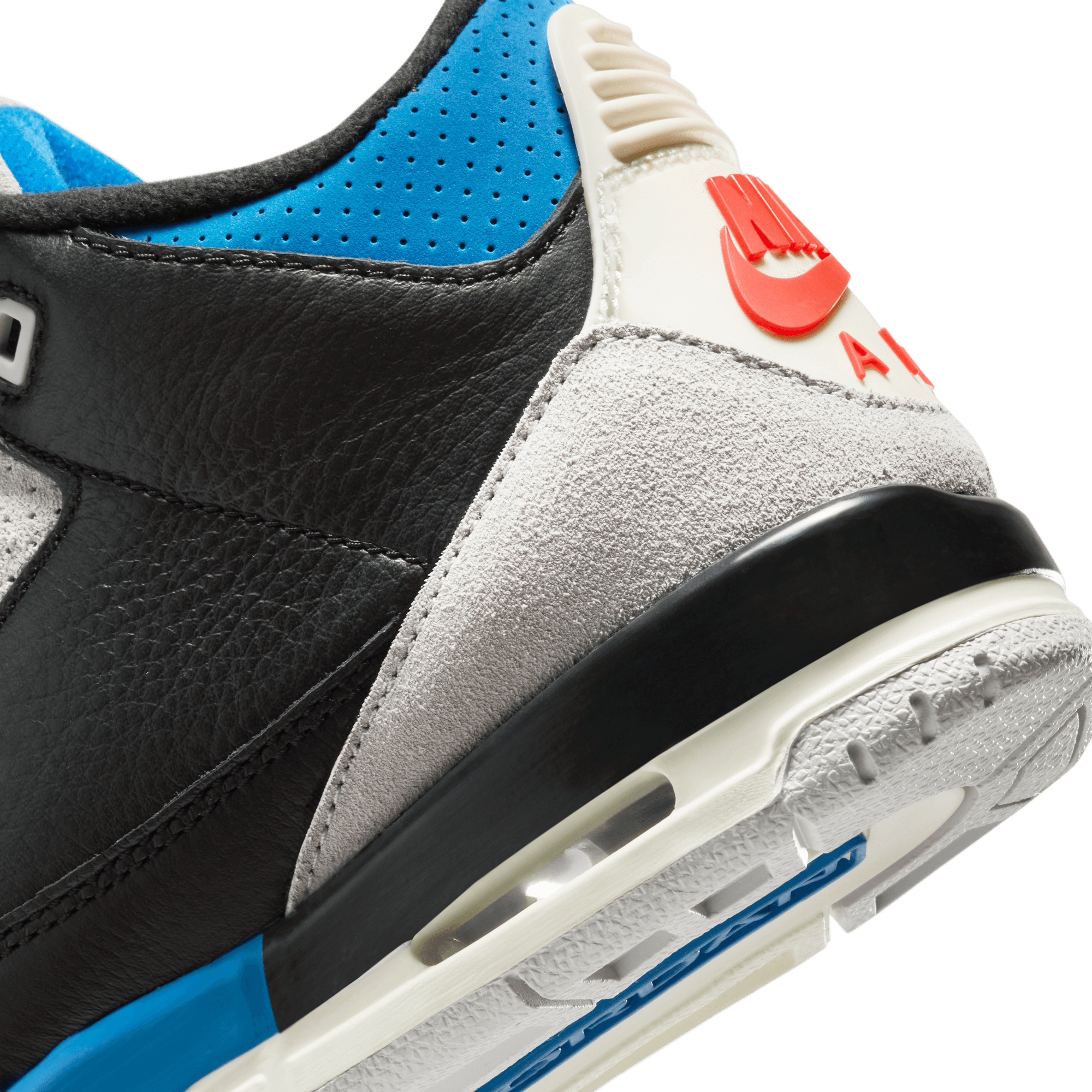 AIR JORDAN 3 RETRO OG (GS) RARE AIR - Authentic Retro Basketball Shoes for Men & Women - Perfect for Sneaker Collectors, Streetwear Fashion & Basketball Games