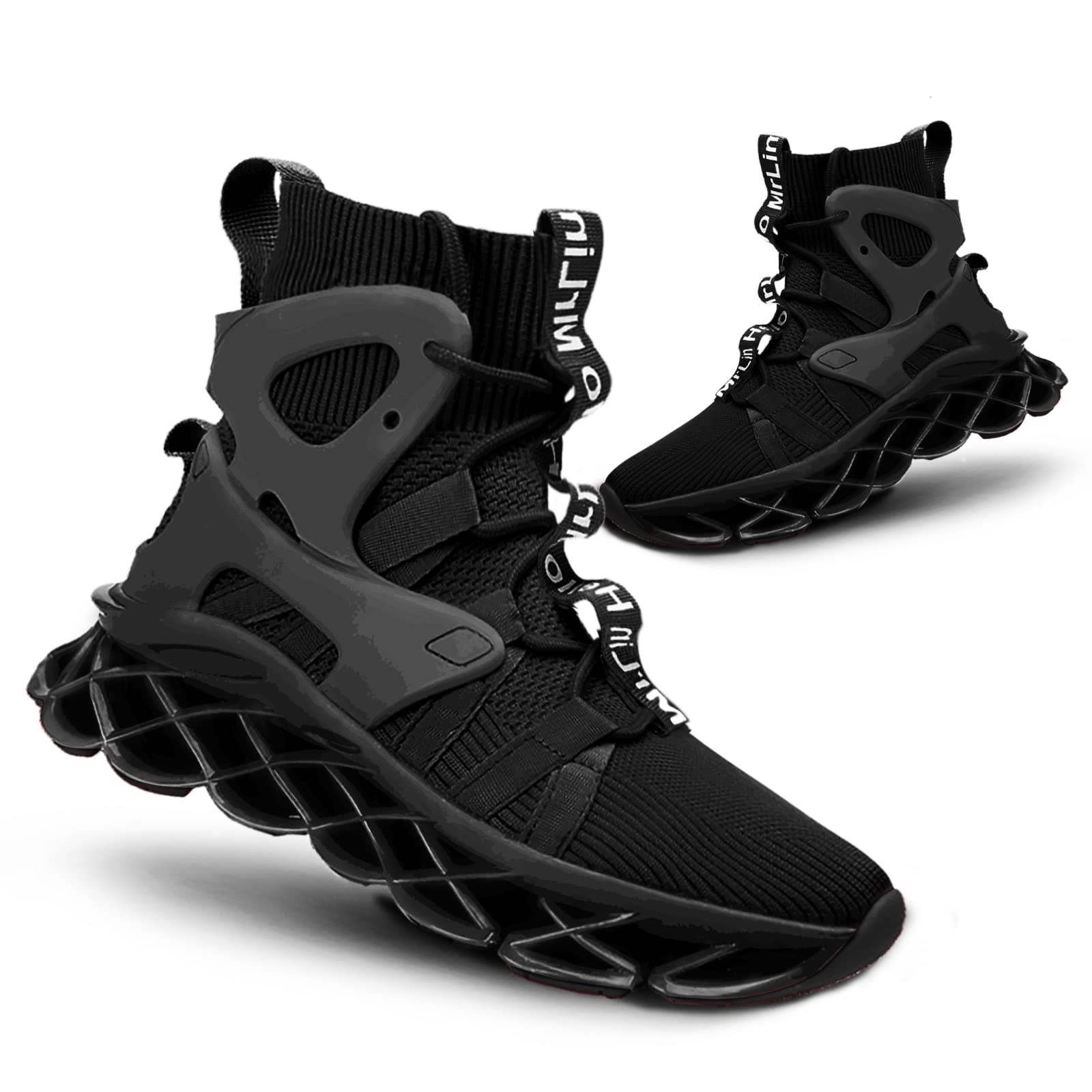 DUDHUH Women's Fashion Sneakers - Non-Slip Comfortable Running & Walking Shoes for Women - Lightweight Athletic Blade Design - Perfect for Gym, Workout, Jogging and Daily Wear