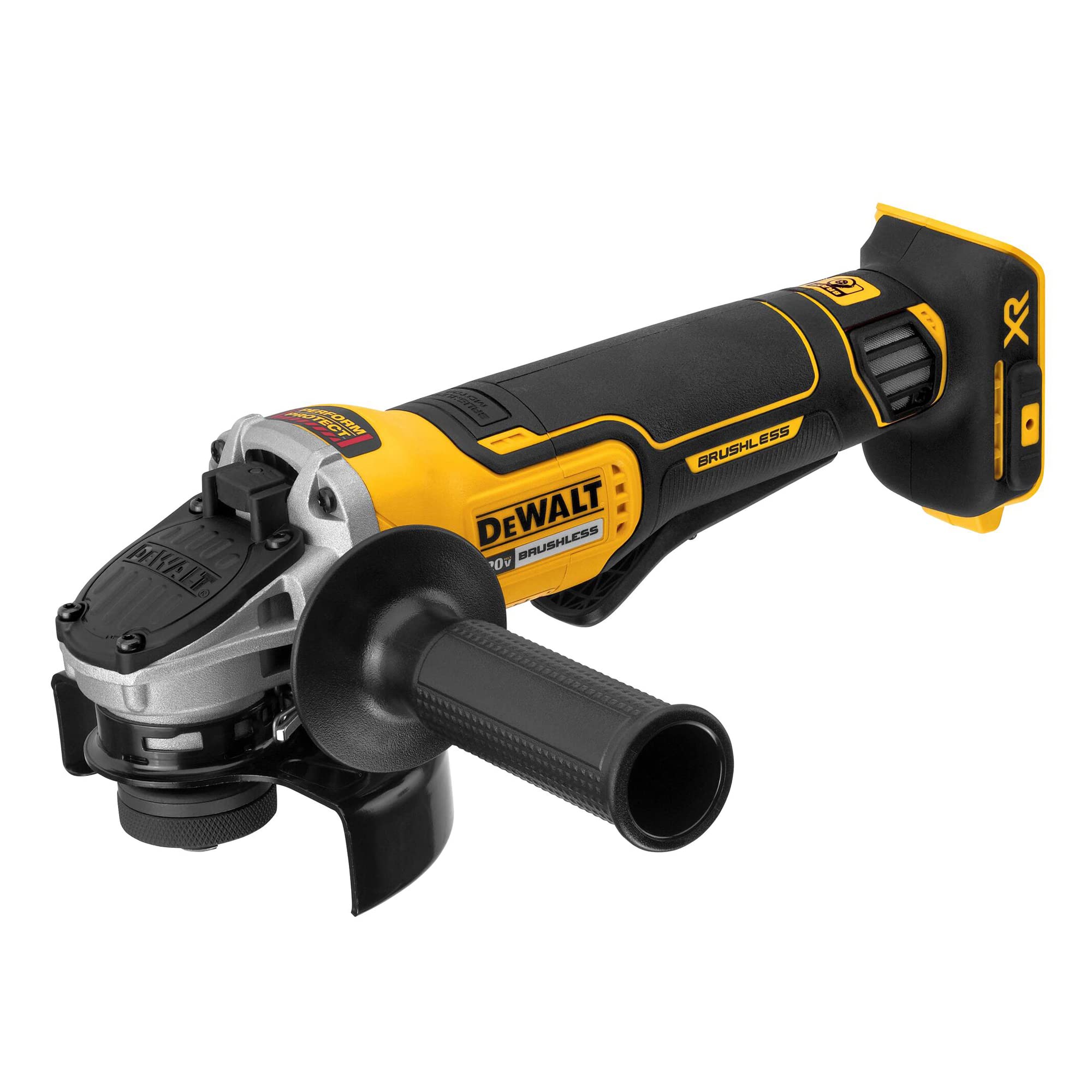 DEWALT 20V MAX* Cordless Angle Grinder Tool (DCG413B) - Black & Yellow Power Tool for Metal Cutting, Grinding & Polishing - Perfect for Construction, Welding & DIY Projects