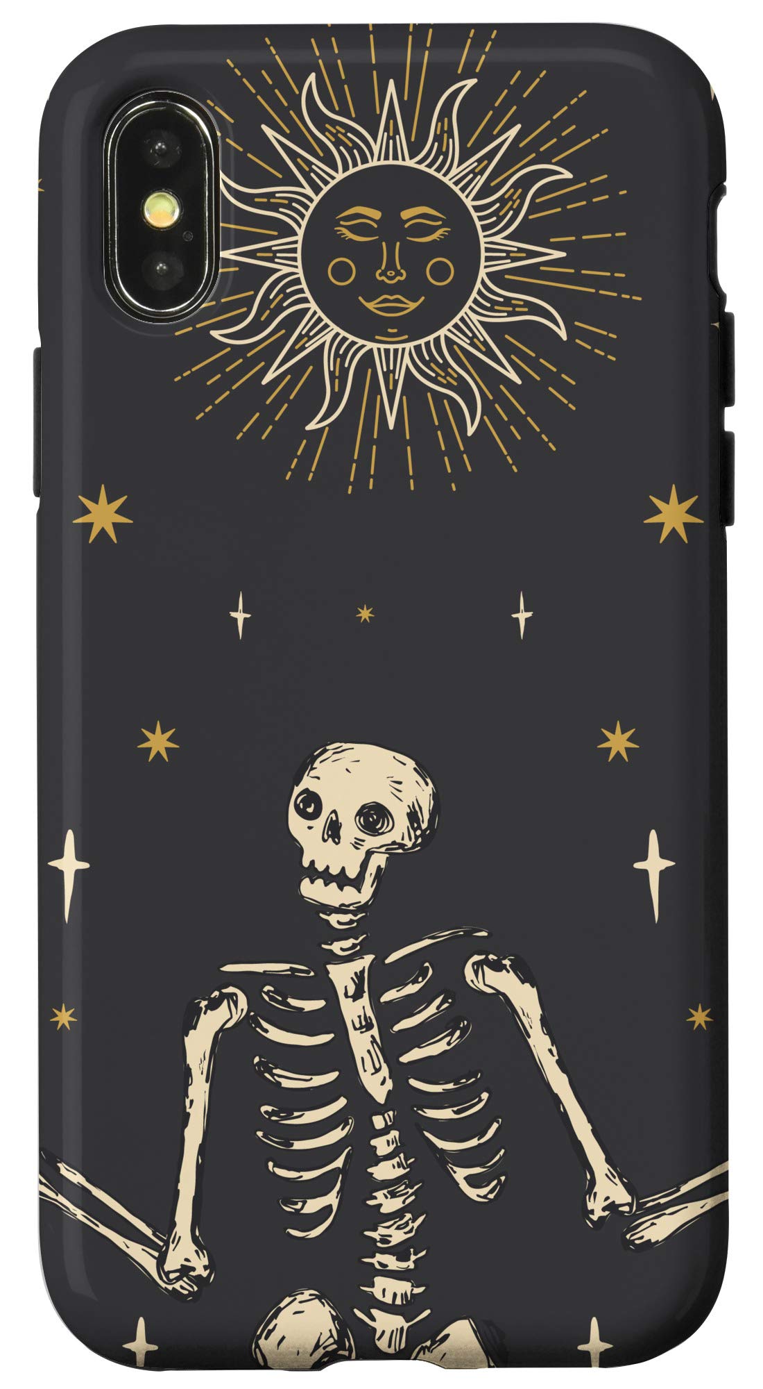 Funny Halloween iPhone X/XS Case - Vintage Skeletons for Party