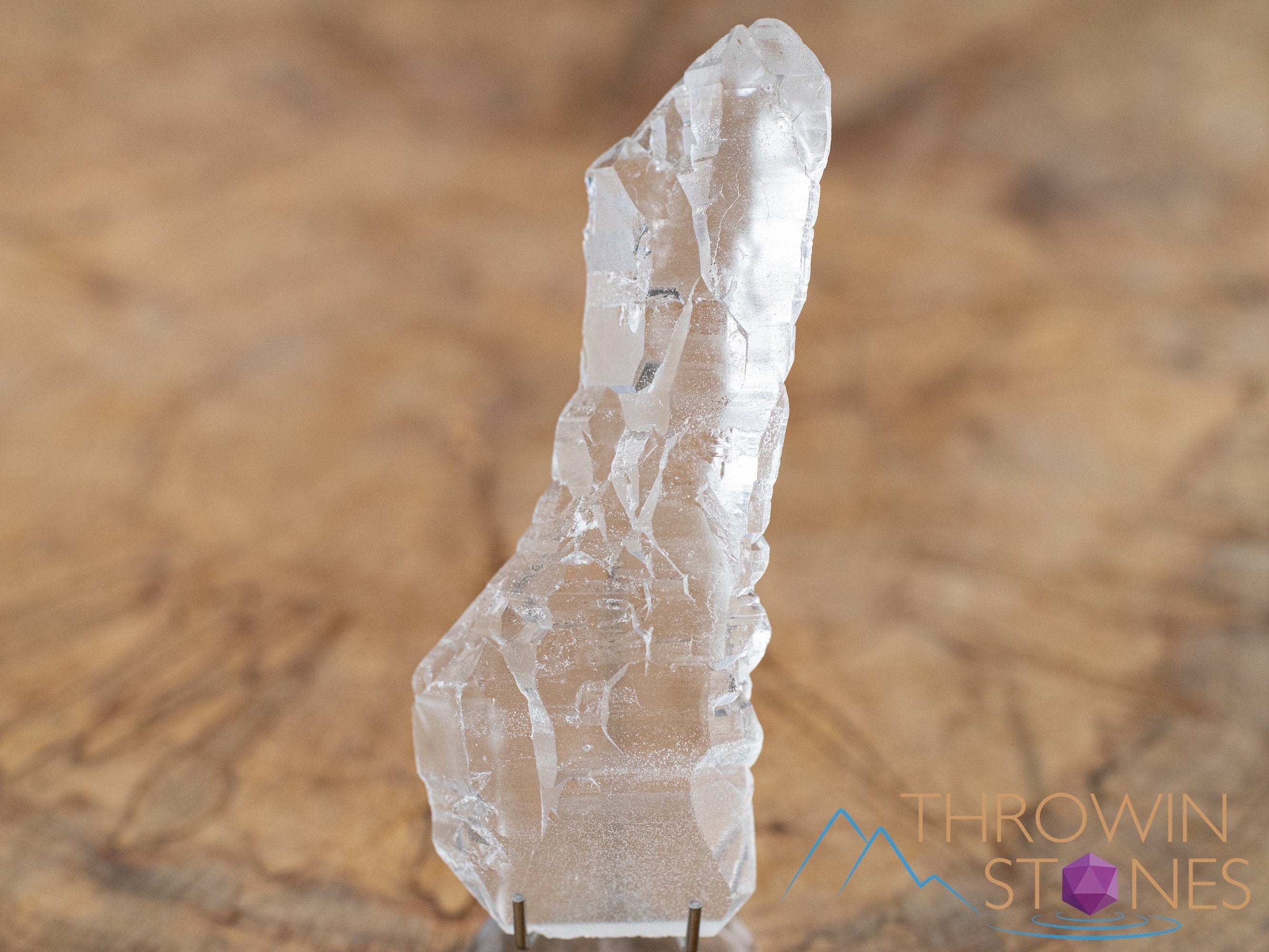 Natural Raw Quartz Crystal Point - Healing Stone for Home Decor, Housewarming Gift, Feng Shui & Meditation (41209) | Perfect for Spiritual Healing, Office Desk & Living Room Display