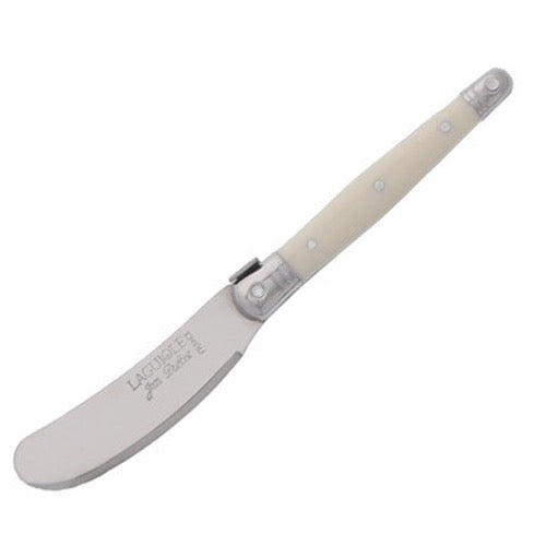 Premium Jean Dubost Laguiole Cheese Knife Set - Stainless Steel Cheese Spreaders for Brie, Camembert & Soft Cheeses - Perfect for Wine Parties, Charcuterie Boards & Gourmet Gifts