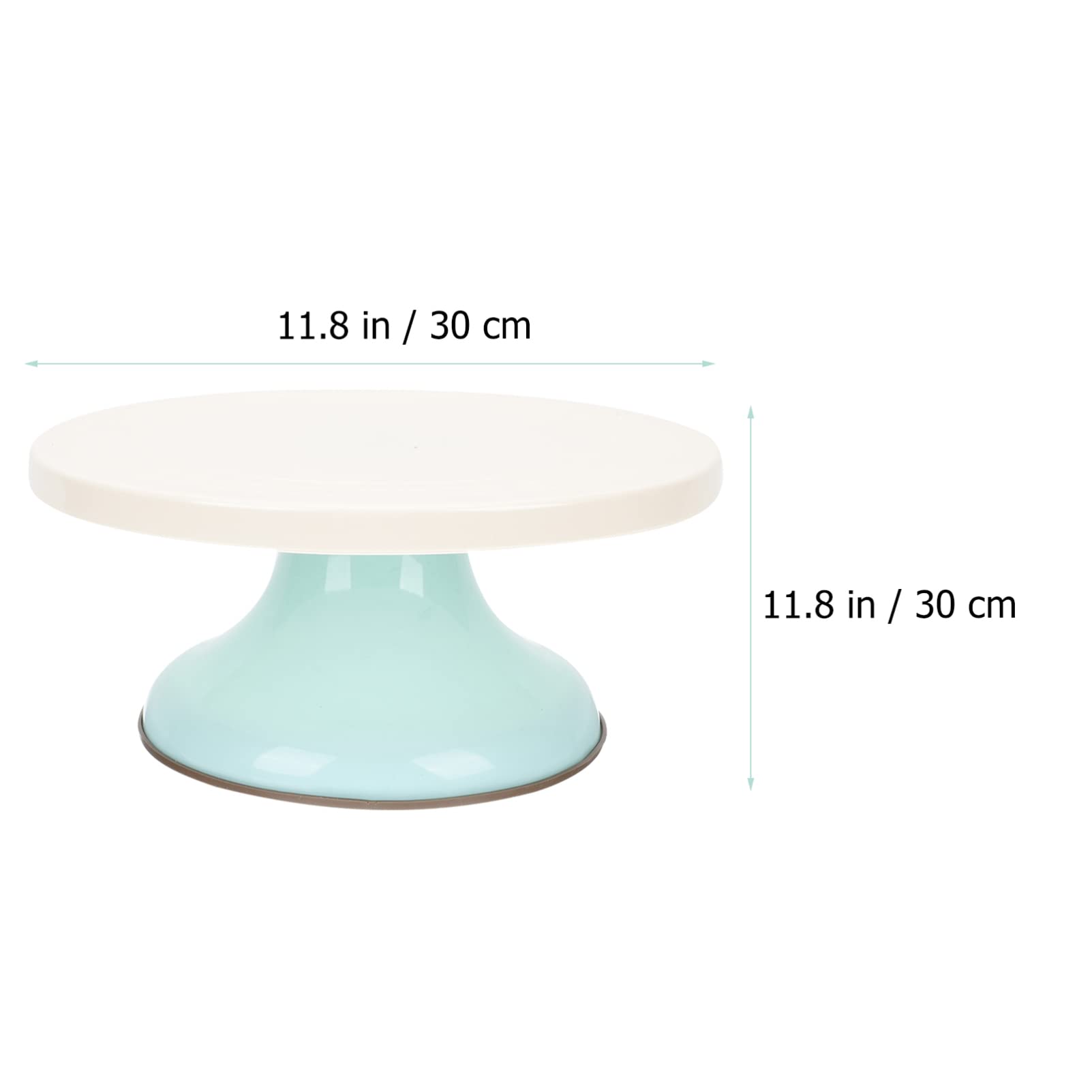 Hemoton 10-Inch Cake Turntable - Revolving Cake Stand for Baking, Decorating, and Serving - Non-Slip Base, 360° Smooth Rotation - Perfect for Birthday Cakes, Wedding Cakes, Cupcakes, and Dessert Display