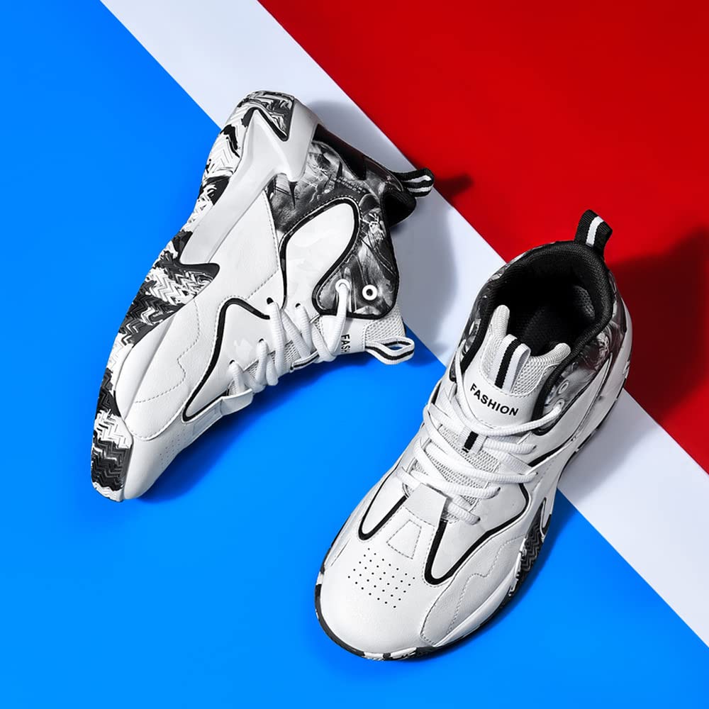 Men's Large Size Basketball Shoes - High-Performance Sneakers for Running & Outdoor Sports | Durable & Comfortable for Court & Street Wear