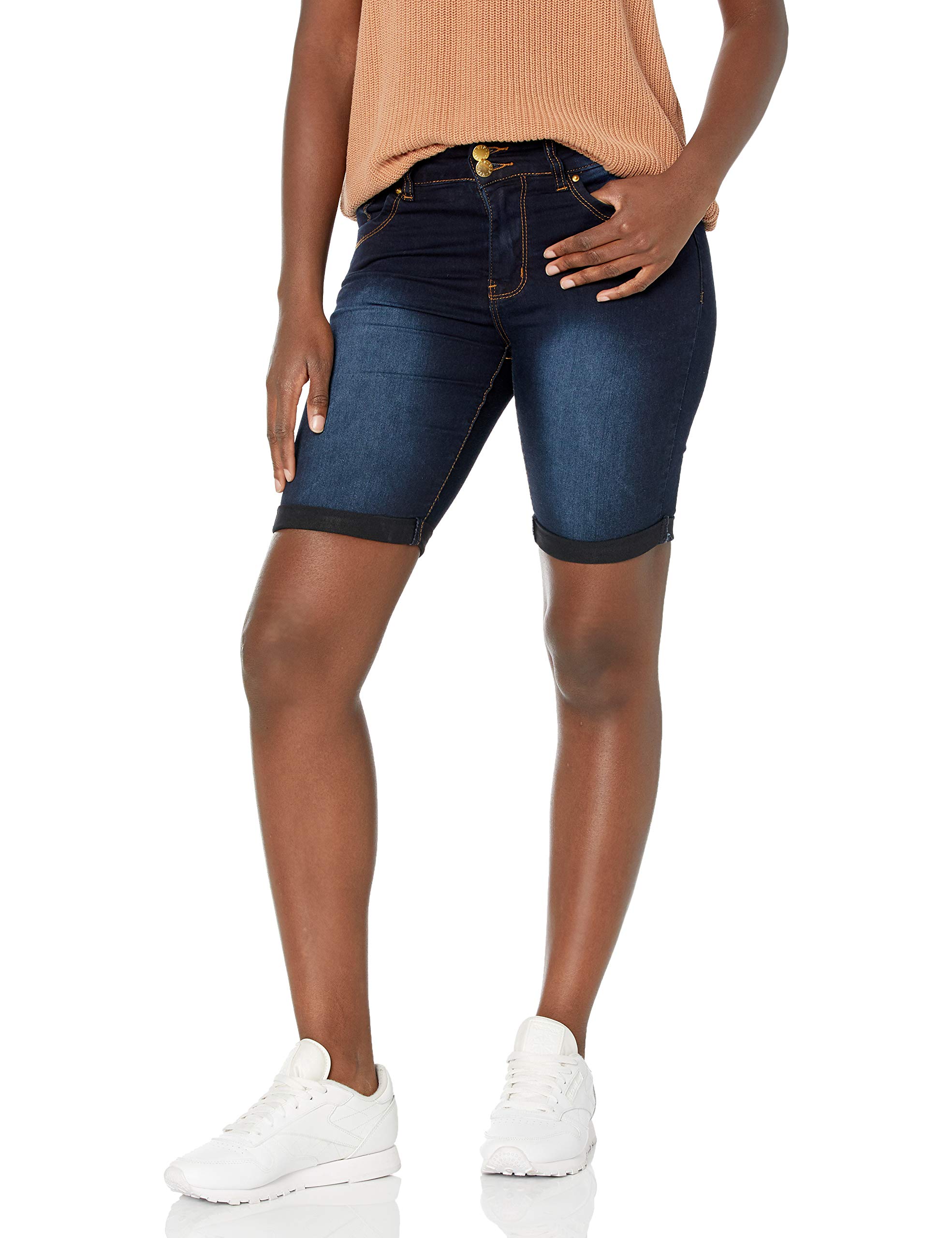 V.I.P. JEANS Women's Acid Washed Blue Denim Jeans - Stretch Comfort Fit High Waist Skinny Jeans for Women | Perfect for Summer Outfits, Casual Wear & Active Lifestyle
