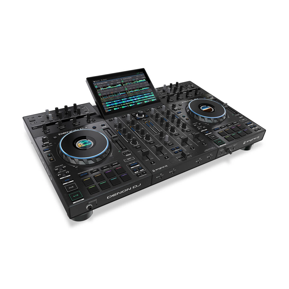 Denon DJ Prime 4+ Standalone DJ Controller with 4-Channel Mixer & 10.1