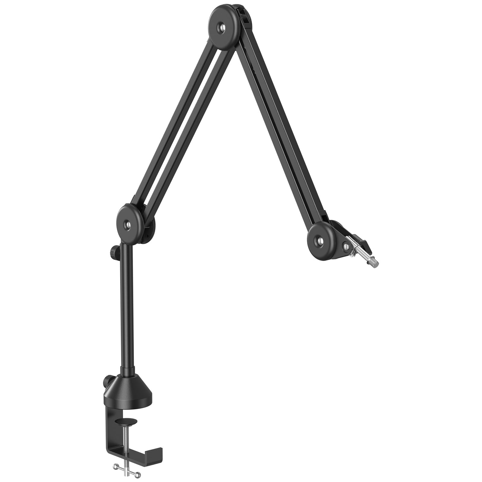TONOR Blue Yeti Microphone Boom Arm Stand - Fully Adjustable Desk Mount with High Riser for HyperX, Rode, Razer & Elgato Mics - Perfect for Podcasting, Streaming, Gaming & Home Office Recording (Model T50) | Studio & Content Creation Setup