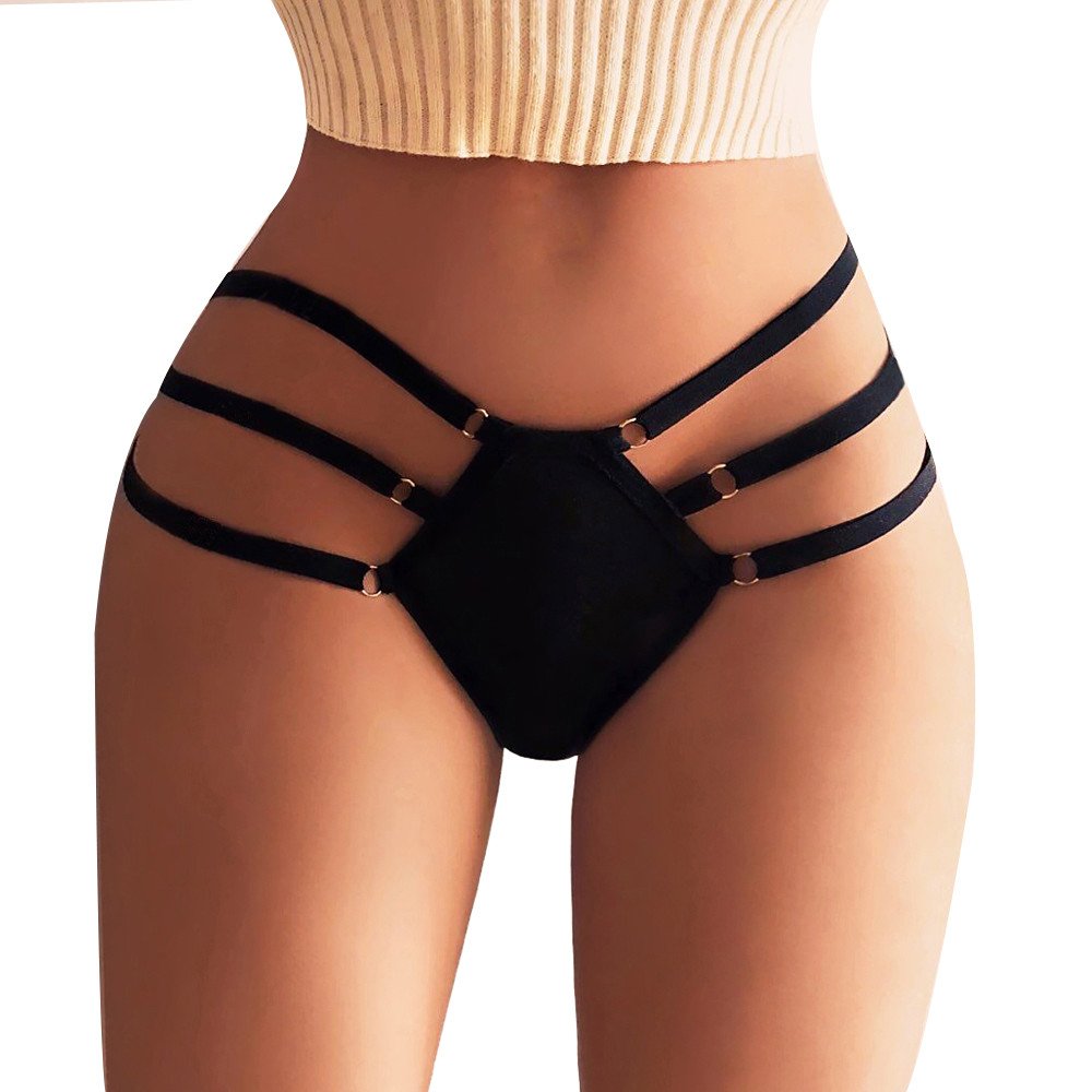 Sexy Lace Thong Panties for Women - T-Back G-String Lingerie with Strappy Body Harness, Valentine's Day Gift for Her | Perfect for Romantic Nights & Special Occasions