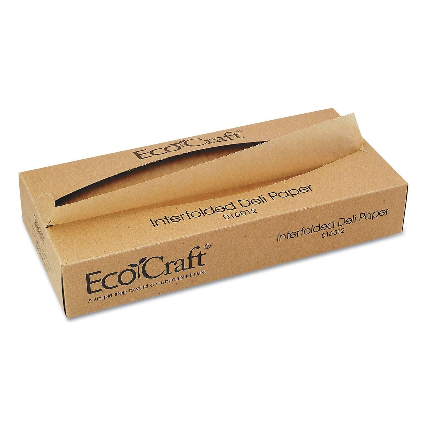 Bagcraft Ecocraft Interfolded Soy Wax Deli Sheets, 12 x 10.75 Inches, 500 Sheets per Box, 12 Boxes per Carton – Perfect for Food Wrapping, Deli Packaging, and Eco-Friendly Food Storage