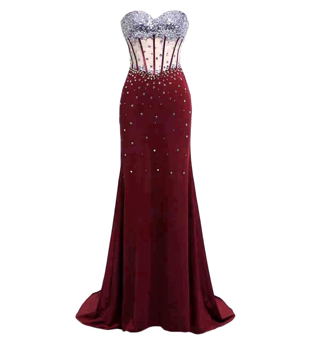 Elegant Mermaid Evening Gown for Women - Formal Long Party Dress for Weddings, Prom, Black Tie Events & Special Occasions | Style B117